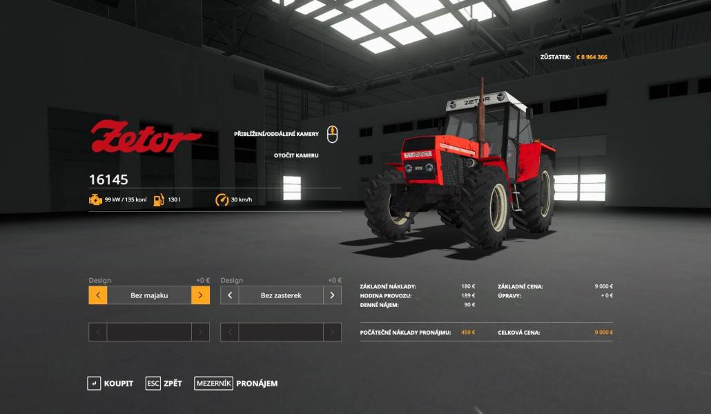 Zetor Tracteur V Fs Fs Mod F Mod