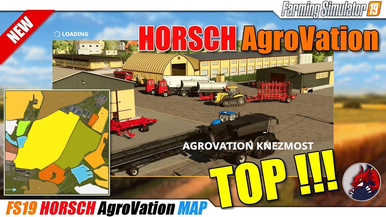 Cours Autodrive Pour Horsch Agrovation Map V10 Fs19 Fs22 Mod F19 Mod 2812