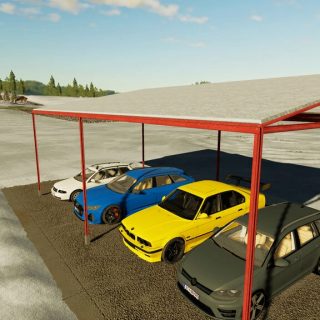 Hangars M Talliques Avec Panneaux Solaires V Fs Mod Fs Mods