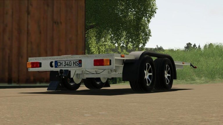 Remorque De Voiture V10 Fs19 Fs22 Mod F19 Mod 7371