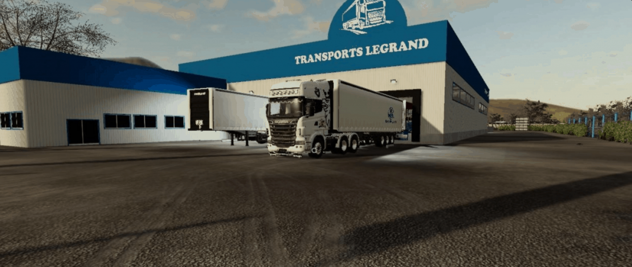Entreprise de camionnage dock FS19 FS22 Mod / F19 Mod