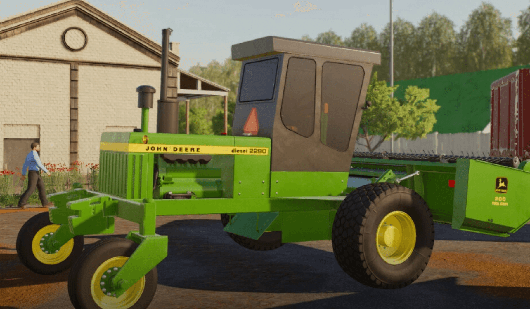 Mod John Deere Windrower V10 Farming Simulator 19 Mod Ls19 Mod Images