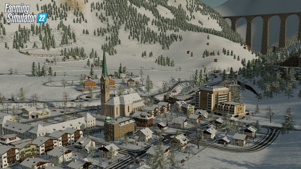Carte alpine Erlengrat dans FS22 (captures d'écran) 