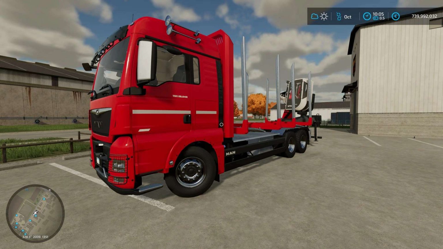 Fs22 Man Tgx26640 Avec Cabine De Grue V1000 Fs22 Mod F19 Mod 1433