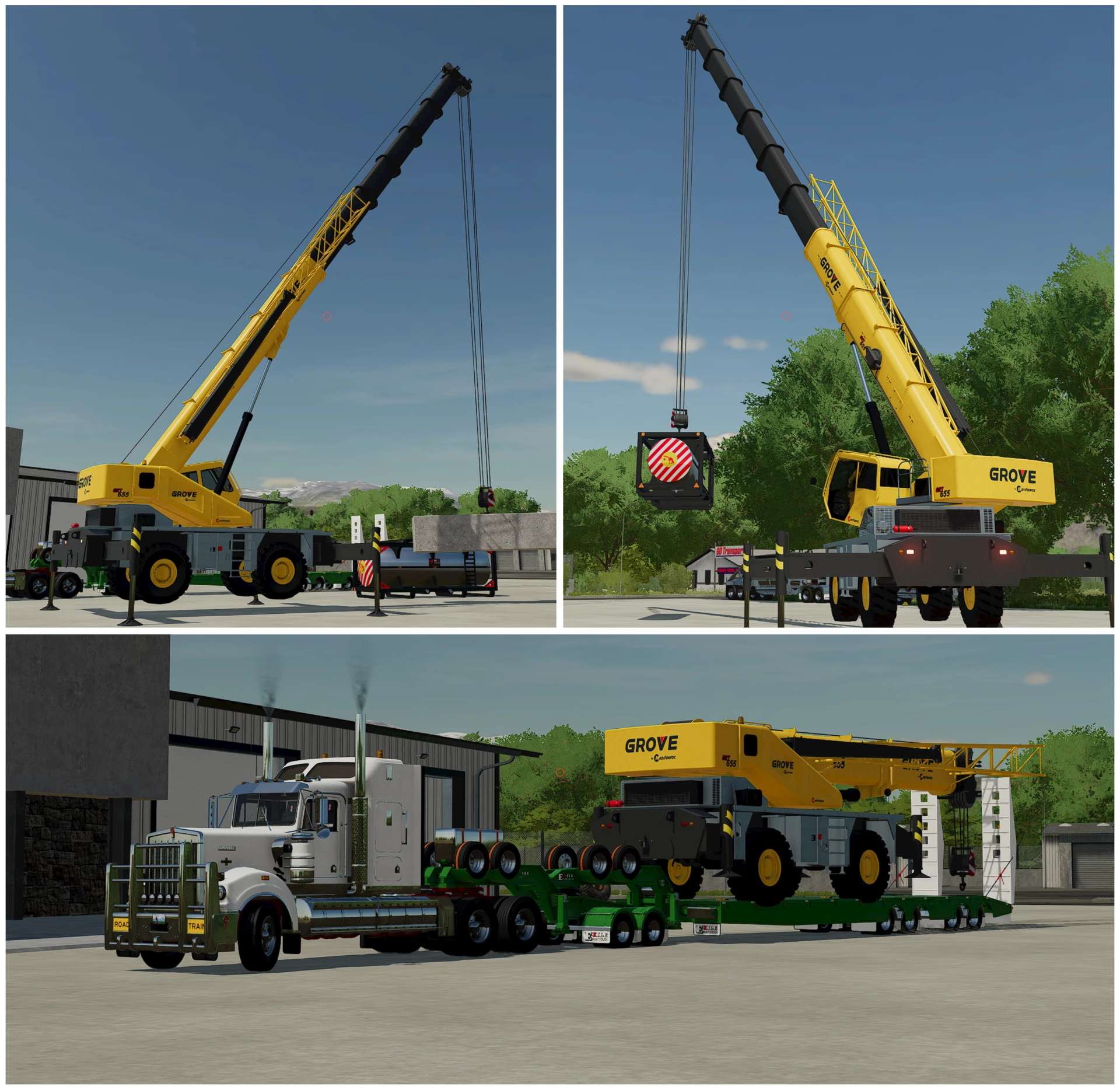 Fs22 Grove Grt 655 Grue Tout Terrain V1000 Fs22 Mod F19 Mod 2159