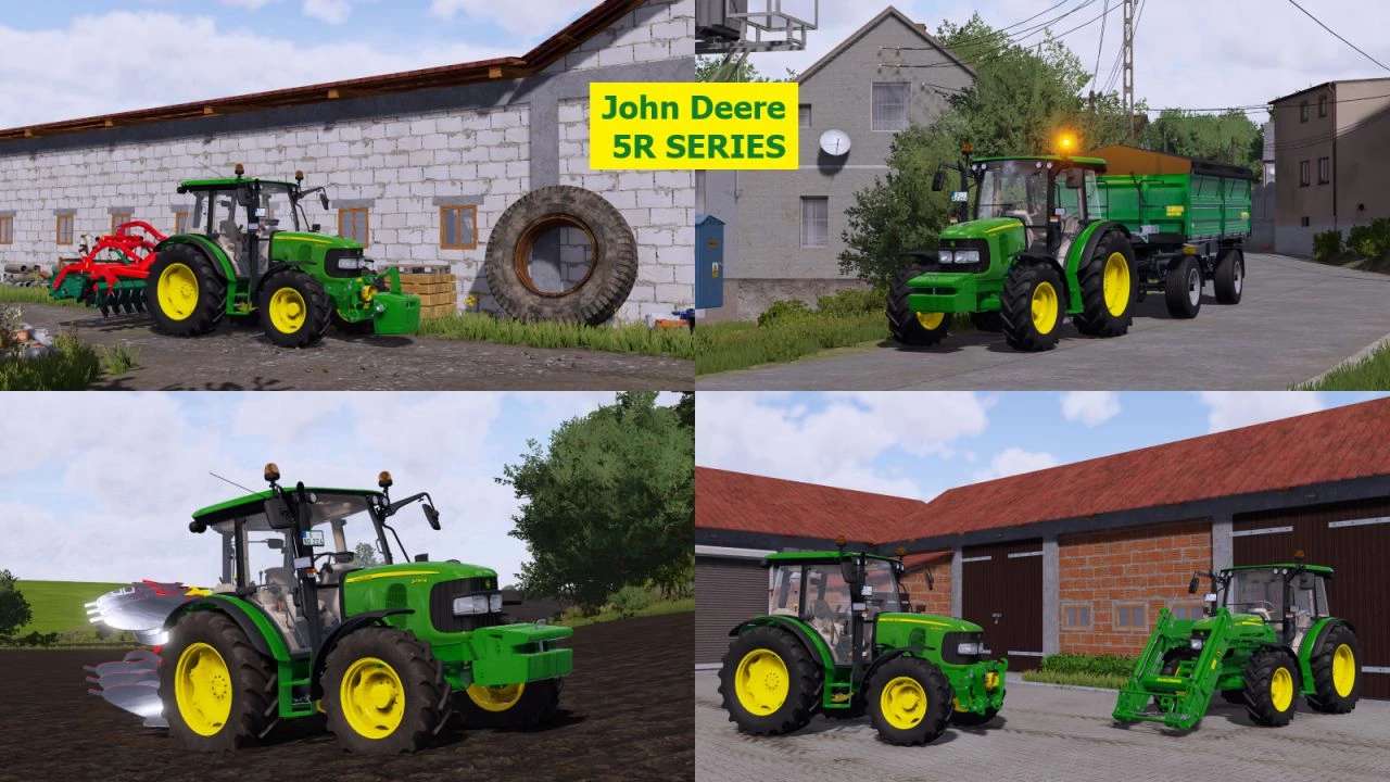 Fs22 John Deere 5r V1001 Fs22 Mod F19 Mod 6765