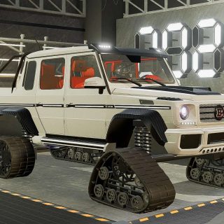 Fs19 Brabus FS22 Brabus B63S-700 6x6 V1.1.0.0 Mod | FS25 Mods / FS22 Mods