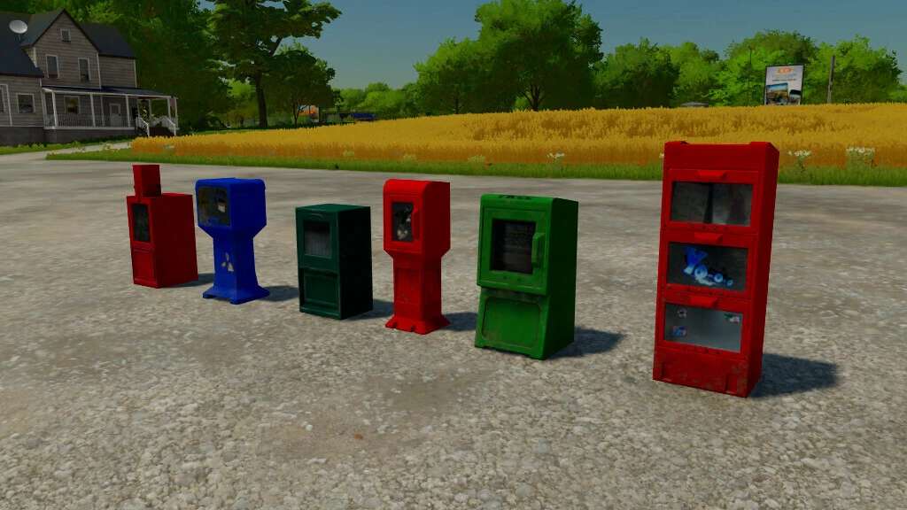 Pack De Décorations Plaçables Fs22 V1050 Fs22 Mod F19 Mod 6116