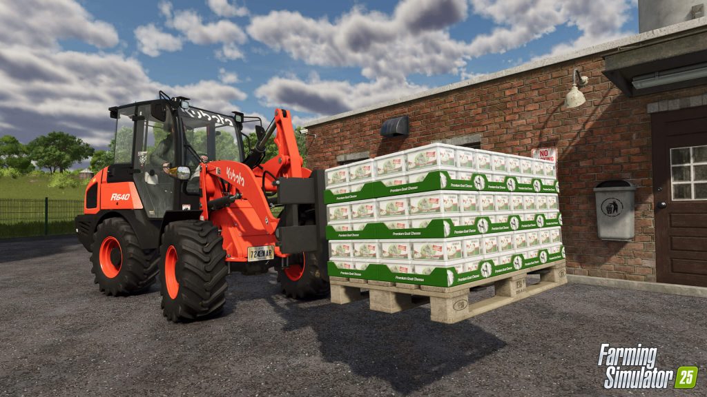 Lait de chèvre, fromage et autres produits dans Farming Simulator 25 