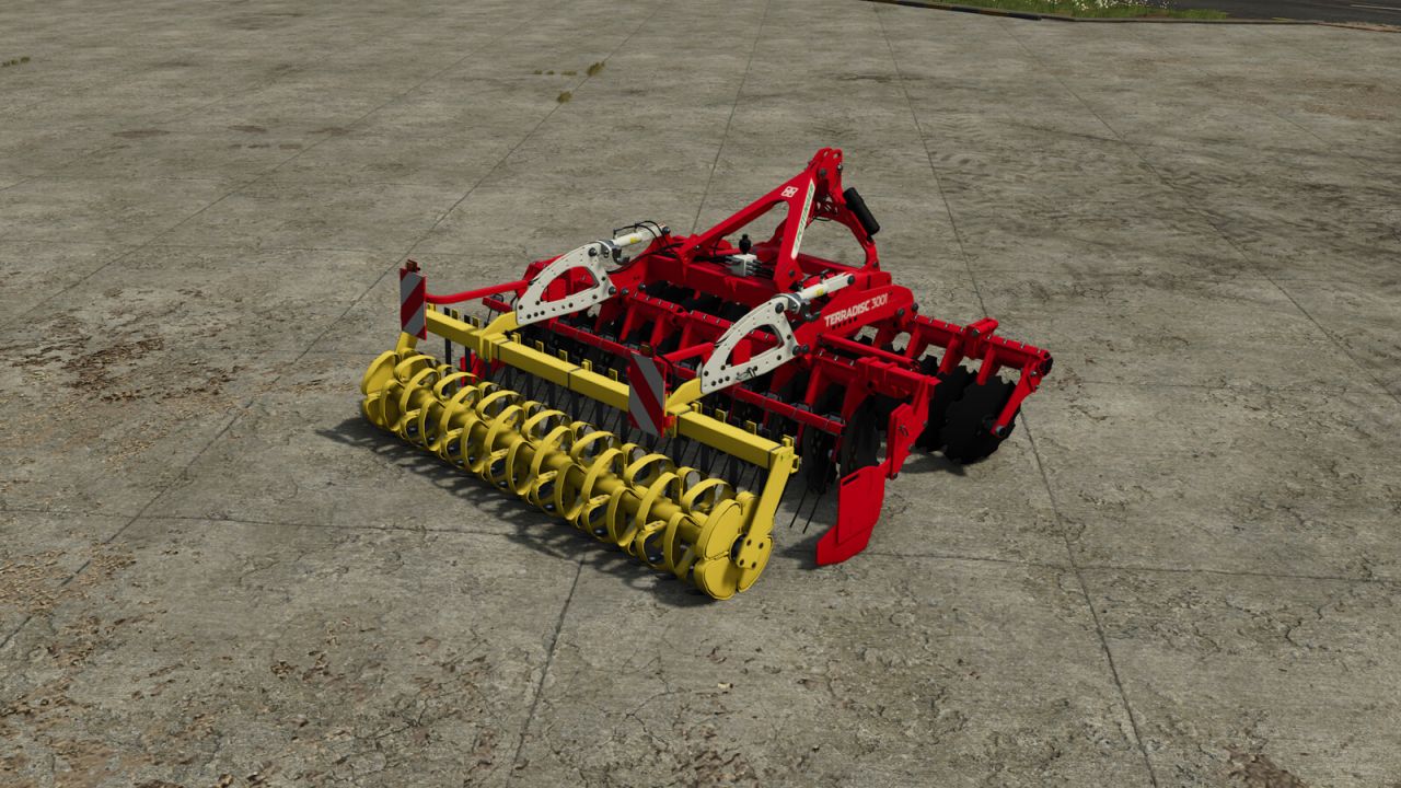 FS25 Pöttinger Terradisc 3001 v1.0.0.0 Mod FS25 Mods / FS22 Mods